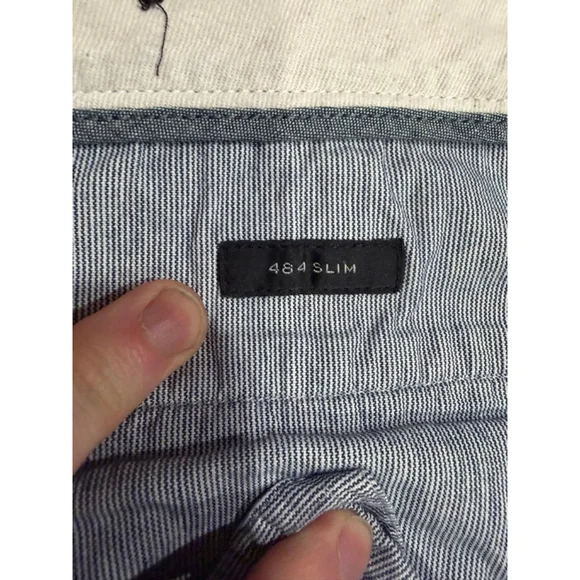 J.Crew Stretch Chino Pants Mens W36 L32 Khaki Classic Straight Cotton - Picture 7 of 9